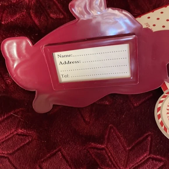 Large dachshund mug with dachshund luggage tag. - Picture 4 of 7